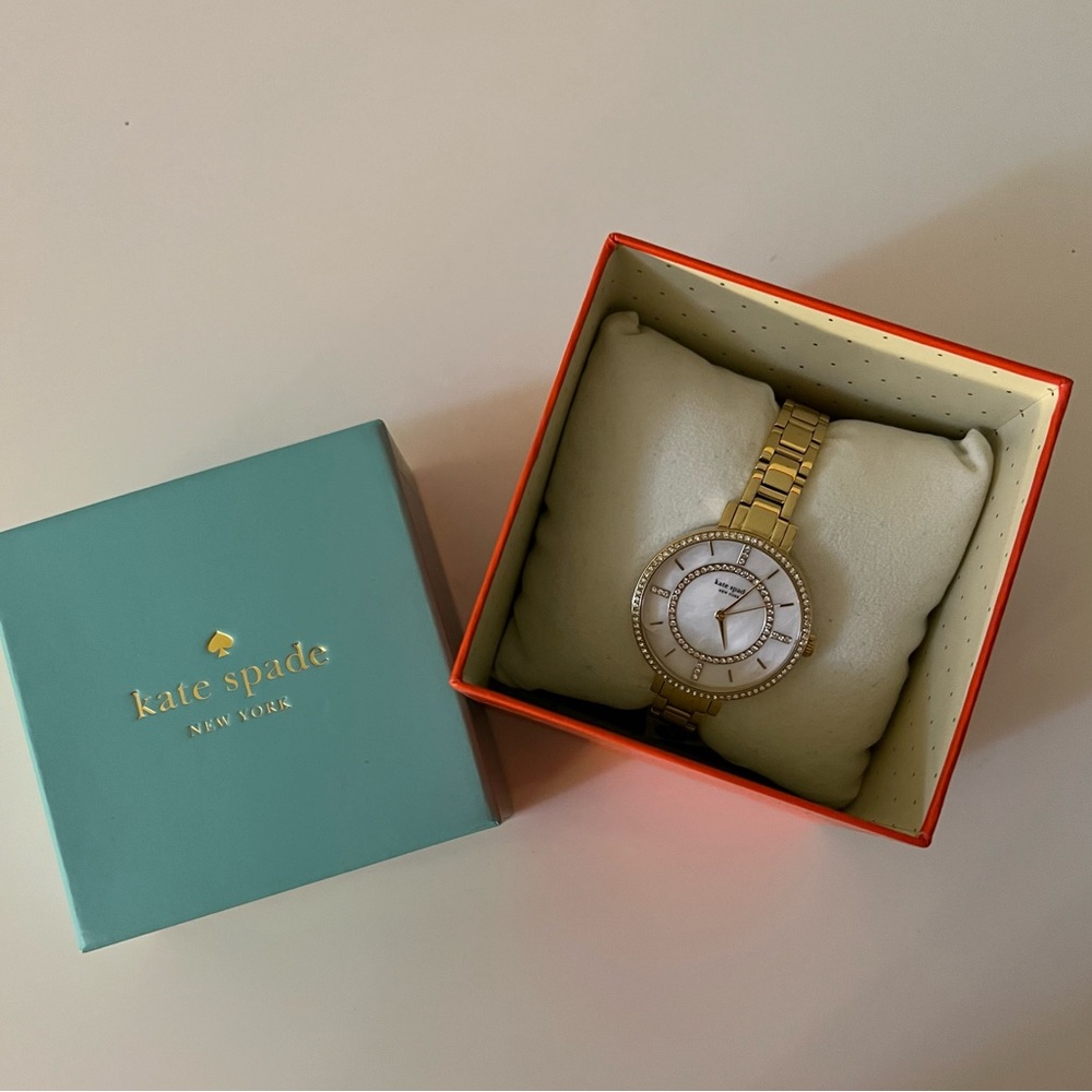 Kate Spade Gramercy Gold Watch